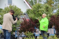 Съемки передачи Дачные советы в садовом центре Веры Глуховой.